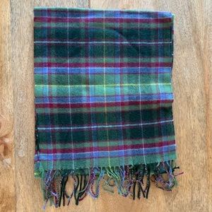 Green plaid scarf